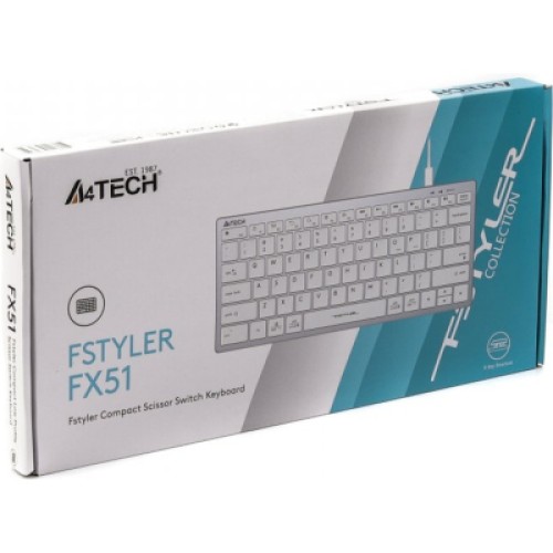 Клавиатура A4Tech FX51 USB White