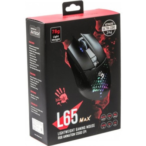 Мышка A4Tech Bloody L65 Max Honeycomb