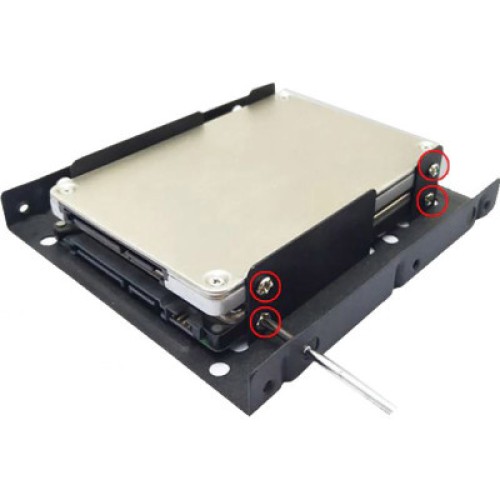 Фрейм-переходник Maiwo 2x2.5" HDD/SSD 3.5" (K11)