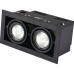 Светильник точечный Eurolamp LED GU10x2 black (LHK2-LED-GU10(black))