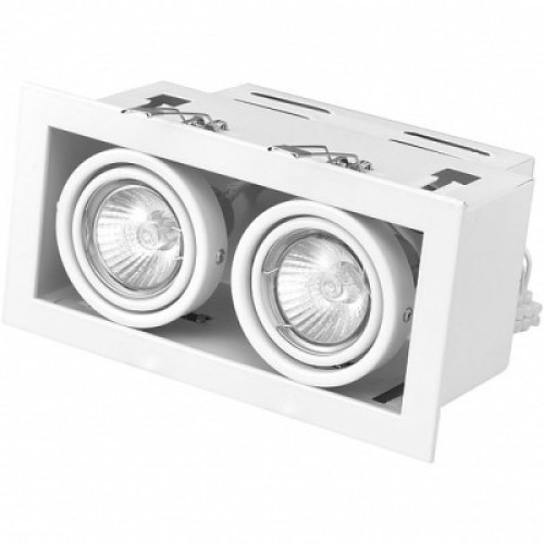 Светильник точечный Eurolamp LED GU10x2 white (LHK2-LED-GU10(white))