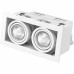Светильник точечный Eurolamp LED GU10x2 white (LHK2-LED-GU10(white))