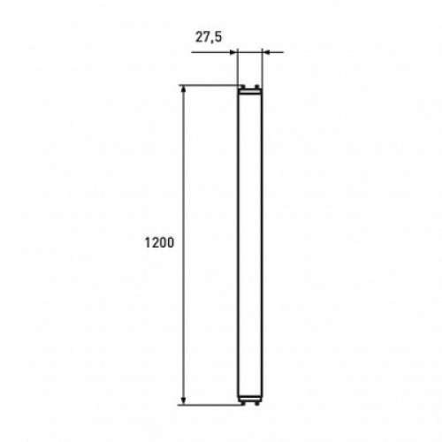Лампочка Eurolamp T8 скло 18W 6500K 140lm/W (LED-T8-18W/6500(140lm/W))
