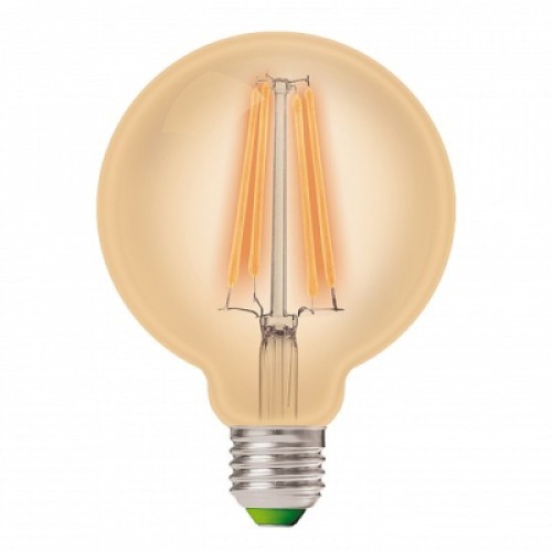 Лампочка Eurolamp G95 8W E27 4000K (LED-G95-08274(Amber))