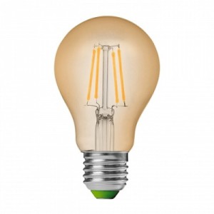 Лампочка Eurolamp A60 8W E27 2700K (deco) акция 1+1 new (MLP-LED-A60-08273(Amber)new)