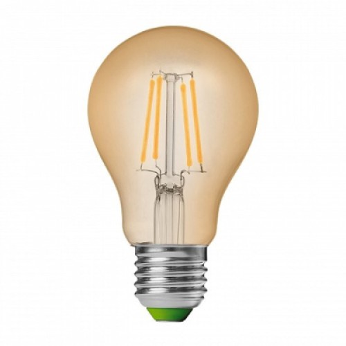 Лампочка Eurolamp A60 8W E27 2700K (deco) акция 1+1 new (MLP-LED-A60-08273(Amber)new)