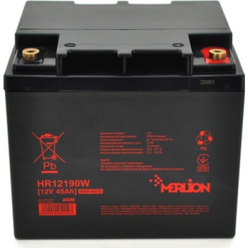 Батарея к ИБП Merlion HR12190W, 12V 45Ah (HR12190W)