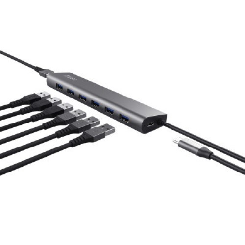 Порт-репликатор Trust Dalyx 7-in-1 USB-A 3.2 Aluminium Dock (24967_TRUST)