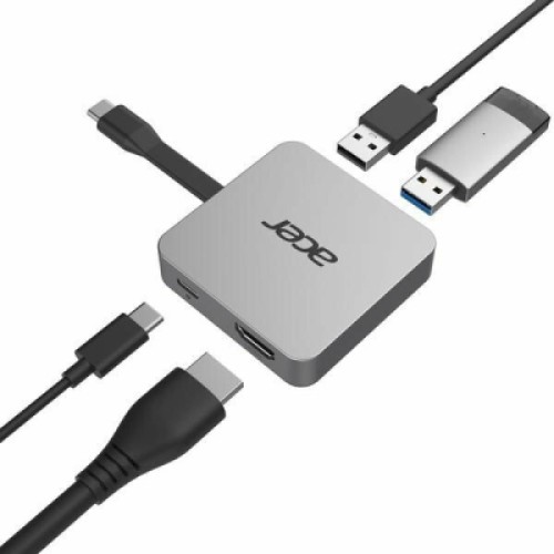 Порт-репликатор Acer 4-in-1, HDMI, 2xUSB3.2, USB-C (HP.DSCAB.014)