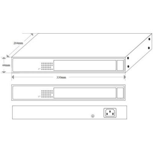 Коммутатор сетевой Onv ONV-H1024PLS
