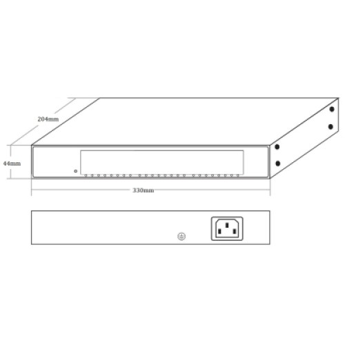 Коммутатор сетевой Onv ONV-H3024