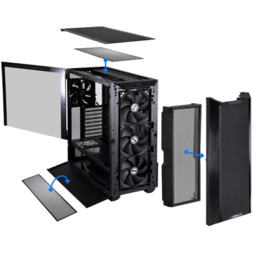Пылевой фильтр для ПК Lian Li LANCOOL 3 DUST FILTER black (G89.LAN3-1X.00)