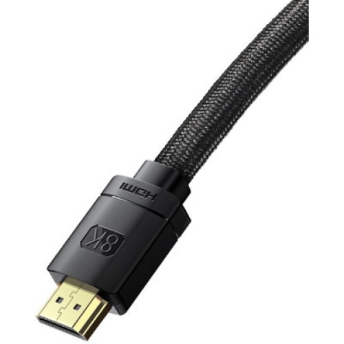 Кабель мультимедийный HDMI to HDMI 2.0m V2.1 Baseus (CAKGQ-K01) Кабель мультимедийный HDMI to HDMI 2.0m V2.1 Baseus (CAKGQ-K01)