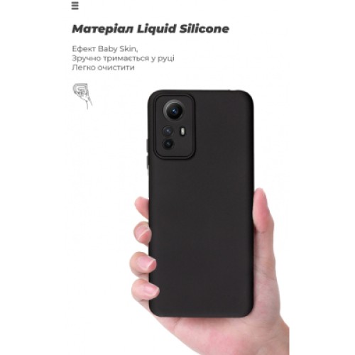 Чехол для мобильного телефона Armorstandart ICON Case Xiaomi Redmi Note 12S 4G Camera cover Black (ARM67504)