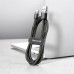 Дата кабель USB 2.0 AM to Type-C 3.0m 2A Gray-Black Baseus (CATKLF-UG1)