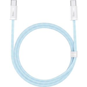 Дата кабель USB-C to USB-C 1.0m 5A Blue Baseus (CALD000203)