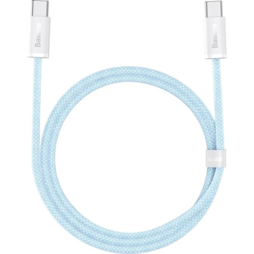 Дата кабель USB-C to USB-C 1.0m 5A Blue Baseus (CALD000203)
