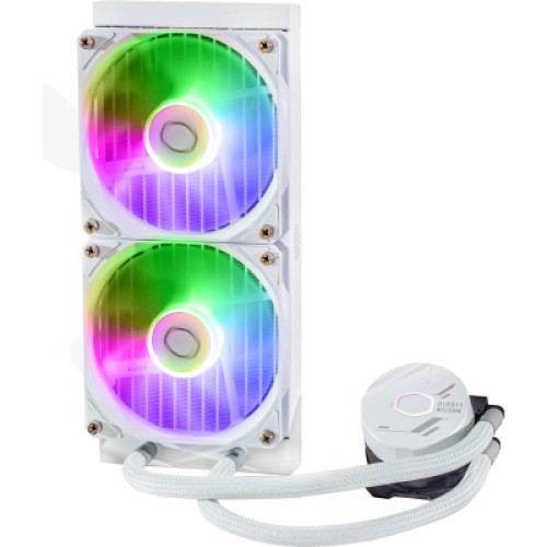 Система жидкостного охлаждения CoolerMaster MasterLiquid 240L Core ARGB White (MLW-D24M-A18PZ-RW)