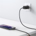 Зарядное устройство Baseus 1xUSB 25W (USB-C) + Cable Type-C black (TZCCSUP-L01)