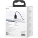 Зарядное устройство Baseus 1xUSB 25W (USB-C) + Cable Type-C black (TZCCSUP-L01)