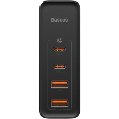 Зарядное устройство Baseus 2xUSB 100W GaN (2xUSB-C+2xUSB-A) black (CCGAN2P-L01)