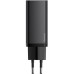 Зарядное устройство Baseus 2xUSB 65W GaN (USB-C+USB-A) black (CCGAN2L-B01)