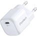 Зарядное устройство Choetech 1хUSB-C 30W PD QC3.0 PD5007 white (PD5007-EU-WH)