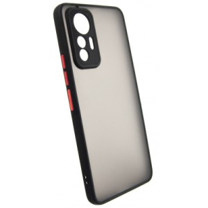 Чехол для мобильного телефона Dengos Matte Xiaomi 12 Lite (black) (DG-TPU-MATT-127)