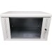 Шкаф настенный Eserver 6U, 600х350х370 (Ш*Г*В), стекло, серый (ES-Е635G)