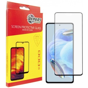 Стекло защитное Dengos Full Glue Xiaomi Redmi Note 12 Pro 5G/12 Pro+ 5G (black) (TGFG-294)