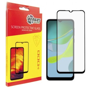 Стекло защитное Dengos Full Glue Motorola E13/E20 (black) (TGFG-282)