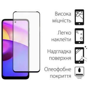 Стекло защитное Dengos Full Glue Motorola E40 (black) (TGFG-286)