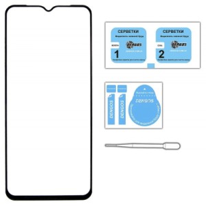 Стекло защитное Dengos Full Glue Motorola G60 (black) (TGFG-288)