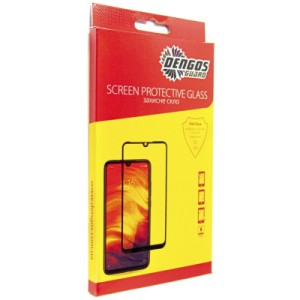 Стекло защитное Dengos Full Glue Motorola G60 (black) (TGFG-288)