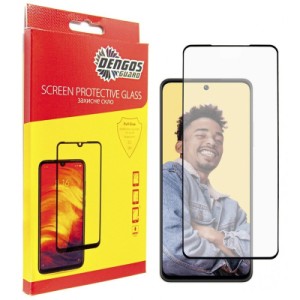 Скло захисне Dengos Full Glue Realme C55 (black) (TGFG-283)