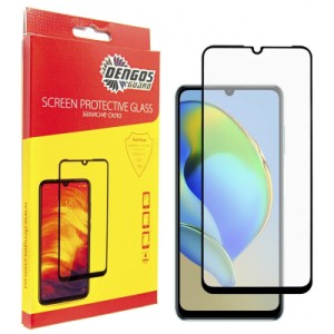 Стекло защитное Dengos Full Glue ZTE Blade V40 Vita (black) (TGFG-285)