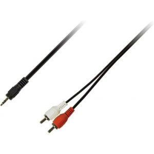 Кабель мультимедийный Jack 3.5mm M to 2xRCA M 3.0m Piko (1283126473906)