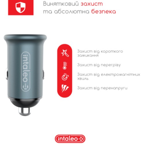 Зарядное устройство Intaleo CCG482 (2USB4,8A) (1283126521553)
