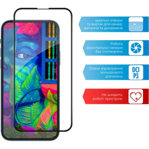Стекло защитное ACCLAB Full Glue Apple iPhone 13 mini (1283126515415)