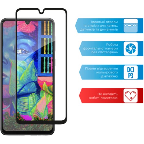 Стекло защитное ACCLAB Full Glue Samsung A33 5G (1283126522383)