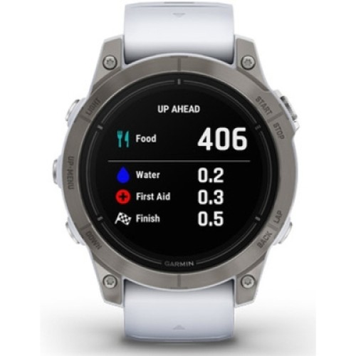 Смарт-годинник Garmin EPIX PRO (g2), 47, Saph, Ti Whitestone, GPS (010-02803-21)