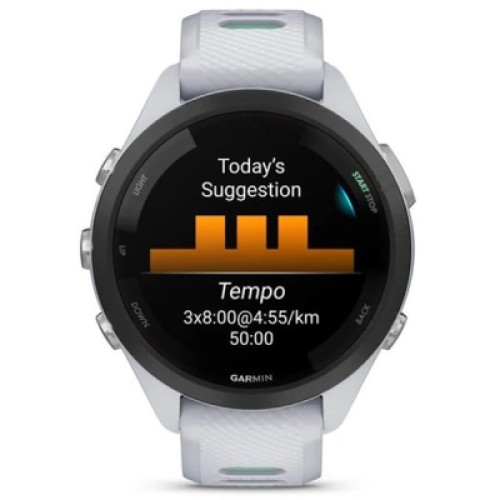 Смарт-годинник Garmin Forerunner 265S, Whitestone, GPS (010-02810-14)