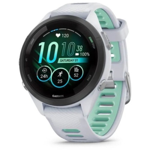 Смарт-годинник Garmin Forerunner 265S, Whitestone, GPS (010-02810-14)