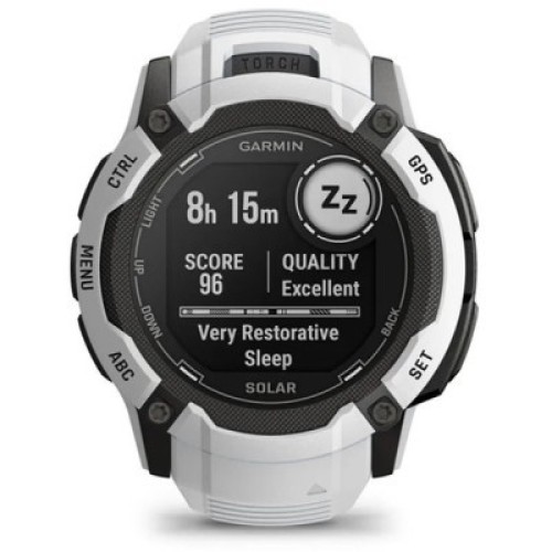 Смарт-часы Garmin Instinct 2X Solar, Whitestone, GPS (010-02805-04)