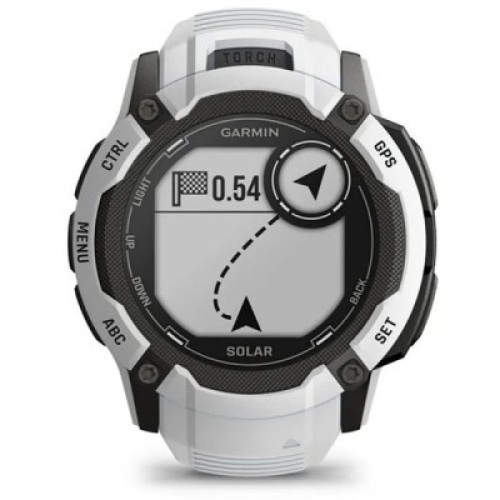 Смарт-часы Garmin Instinct 2X Solar, Whitestone, GPS (010-02805-04)