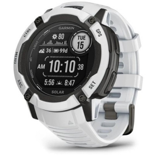 Смарт-часы Garmin Instinct 2X Solar, Whitestone, GPS (010-02805-04)