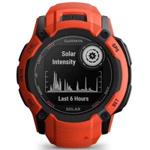 Смарт-годинник Garmin Instinct 2X, Solar, Flame Red, GPS (010-02805-01)