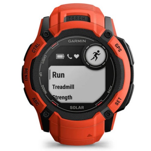 Смарт-годинник Garmin Instinct 2X, Solar, Flame Red, GPS (010-02805-01)