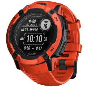 Смарт-годинник Garmin Instinct 2X, Solar, Flame Red, GPS (010-02805-01)
