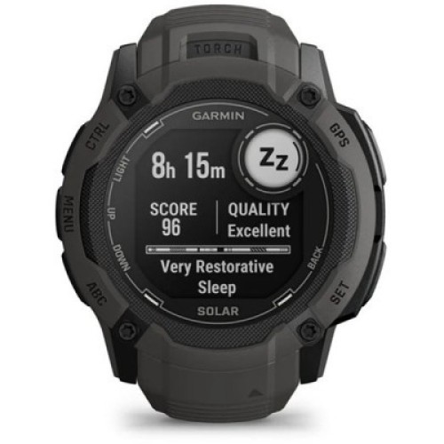 Смарт-годинник Garmin Instinct 2X, Solar, Graphite, GPS (010-02805-00)